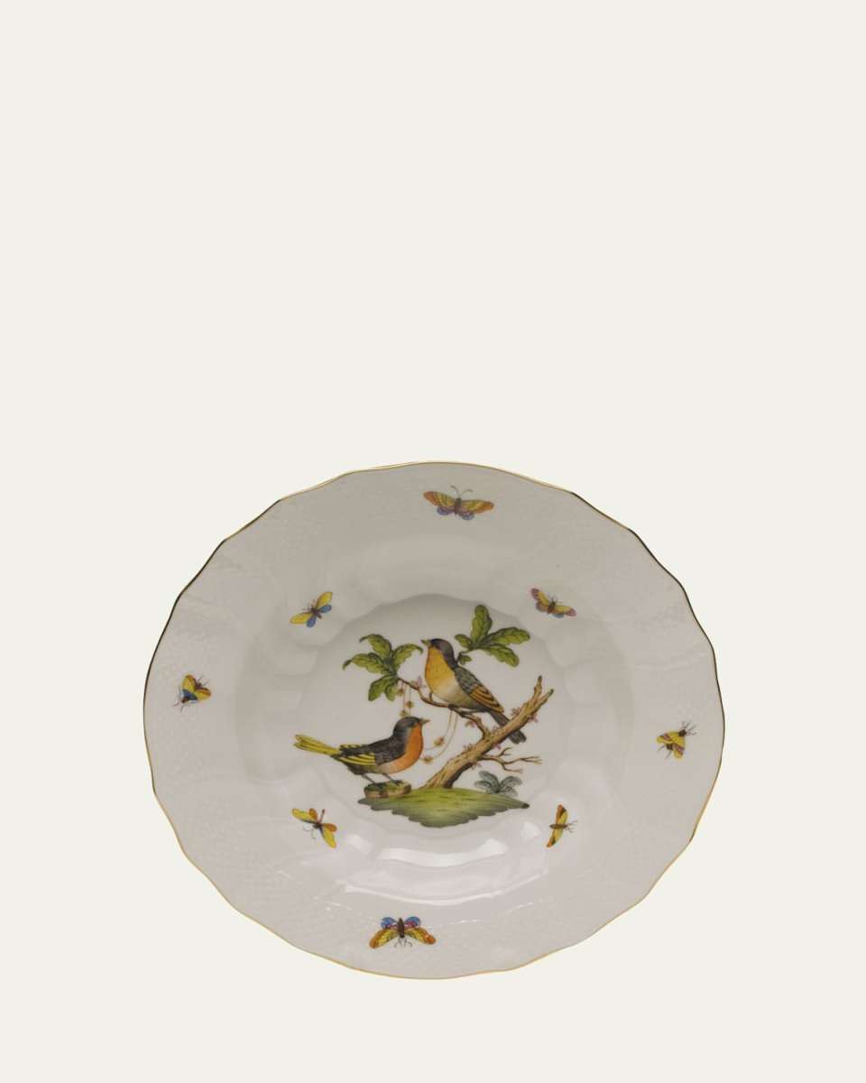 Rothschild Bird Motif 8 Rim Soup Bowl
